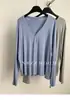 Cardigan de Modal con Botones de Manga Larga para Mujer Verano/Otoño 2025, Sencillo y Versátil, Ropa Drapada para Proteger del Sol, Chaqueta Corta Casual