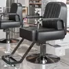 Silla de Barbería de Moda para Teñido de Cabello, Altura Ajustable, Giratoria, Taburete para Afeitar, Silla Específica de Salón para Cortar el Cabello, Silla de Peluquería, Reclinable