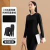 [Enlace Exclusivo] Ropa Interior Térmica Gruesa de Invierno 280g Algodón Puro con Forro Polar Traje de Manga Larga para Pareja Hombres y Mujeres