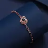 Venta caliente transfronteriza Nuevo simple moda corazón hueco pulsera 100 idiomas Te Amo pulsera de proyección HD