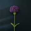 Buquê criativo tecido à mão lã crochê Cravo flor artificial terminada Dia das Mães flores requintadas em estoque