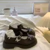Diadema con Lazo de Mariposa para Niñas Zapatos de Princesa Moda Infantil Nueva Primavera/Verano 2026 Zapatos Casuales Versátiles Mary Janes Zapatos de Una Sola Hebilla