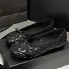Zapatos Planos Clásicos Estilo Chanel con Bloques de Color y Lazo, Lujo Ligero y Elegantes, Superventas Transfronterizos para Dropshipping