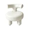 Sofá Pequeño Infantil Transfronterizo, Taburete Sofá Perezoso Estilo Ins de Moda, Taburete para Cambiarse los Zapatos de Dormitorio, Silla Individual, Todo Madera Maciza