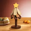 Alfombrilla Aislante Térmico para Árbol de Navidad, Alfombrilla Antiescaldado de Madera Maciza para Mesa de Comedor para Cazuelas y Comidas, Alfombrilla Aislante Térmico con Forma de Árbol, Posavasos de Gama Alta