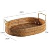 Cesta de sobremesa de frutas criativas quadradas tipo rattan Prato de frutas secas de estilo europeu prato de lanche doméstico cesta de bandeja de chá da tarde de doces