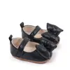 Zapatos de Primavera y Verano para Bebé Niña Pequeña con Lazo Grande Suela de Goma Antideslizantes Zapatos de Bebé 0-12 Meses Zapatos de Bebé