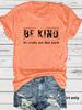 Camiseta feminina de verão BEKIND com estampa, gola redonda, manga curta, casual, moda estrangeira, lançamento explosivo da Amazon Europeia e Americana