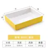 Kaibaiya vajilla de melamina ángulo recto caja cuadrada de plástico plato plato para hot pot comercial plato para barbacoa de autoservicio plato de exhibición