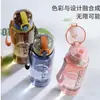 Taza de Agua de Gran Capacidad Redes Sociales Cubo Ton Deporte Fitness Estudiantes Hombres y Mujeres Portátil Plástico Olla Espacial Taza de Agua Barriga Grande