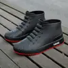 Novas Galochas Masculinas Impermeáveis Calçados Outer Wear Moda Estudante Cano Curto Quatro Estações Trabalho Antiderrapante Galochas Adulto Calçados de Borracha Comércio Exterior