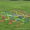 Suministro de fábrica 30cm vallas de fútbol vallas de plástico vallas pequeñas para niños color ABS vallas sensibles para saltar