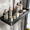Bandeja de Estante para Ducha con Clip para Baño, Soporte de Barra de Ducha para Sala de Ducha, Estante Amplio de Almacenamiento para Gel de Ducha de Baño
