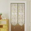 Cortina de Porta com Franjas Estilo Americano, Cortina Divisória, Meia Cortina de Entrada de Alto Padrão, Cortina de Privacidade para Quarto, Cortina para Banheiro Doméstico