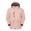Chaqueta de montaña para hombre y mujer tres en uno desmontable con capucha, dos piezas, cortavientos e impermeable, personalizada para otoño e invierno