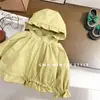 Jaqueta Infantil Nova para Primavera e Outono Jaqueta com Capuz Chique para Bebê Outono Roupas de Outono Infantis Corta-vento Infantil Comércio Exterior