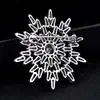 Broche Simples de Floco de Neve Feminino Coreano Corsage Casaco Casaco Terno Broche Joias Luxuoso e Atmosférico Acessórios Versáteis