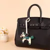 Pendente para Bolsa de Cavalo Pequeno H Europeu e Americano Transfronteiriço Pingente Criativo Fofo de Pônei com Borla Chaveiro Presente para o Ano do Cavalo