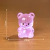 Micro Paisaje Dibujos Animados Lindo Luminoso Osito de Peluche Pequeño Casa de Bebé Linda Decoración DIY Accesorios Adornos Pequeños de Escritorio