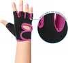 Luva Esportiva Respirável para Exterior Meio Dedo Curta Fitness Escalada Ciclismo Equitação Luvas de Pulso para Homens Mulheres