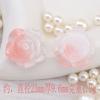 Nuevos accesorios de resina de luciérnaga y rosa con lámina de oro para hacer funda de teléfono DIY, hebilla de zapato, decoración de bolsa de materiales para ramo