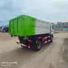 Caminhão de Lixo Tipo Basculante Feiduo Auchi X2 Placa Azul Braço de 6 Cantos Pode Entrar no Porão para Transportar Entulho de Construção