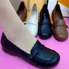 Mocasines sin cordones para mujer para madres, colección otoño 2026, suela blanda, antideslizantes, cómodos para mediana edad y personas mayores, zapatos planos
