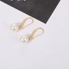 Tendencia de Moda Aretes de Perlas Aretes de Lujo Ligero Elegantes Simples Combinables Accesorios Medievales Aretes Aretes de Gancho