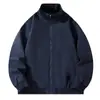 Ropa de hombre Enbu primavera y otoño nueva chaqueta con cuello alto, marca de moda unisex ins juvenil abrigo versátil para hombre, transfronterizo