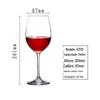 Taça de vinho tinto conjunto de vinho tinto taça de vinho vinho copo de cristal vidro de vinho tinto copo criativo vinho tinto barriga de vidro atacado