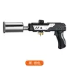 Antorcha de Soldadura de Alta Temperatura Estilo Americano, Pistola de Soldadura sin Oxígeno, Pistola de Llama, Pistola de Soldadura con Gas Mapp, Herramienta de Soldadura por Aspersión Portátil, Herramienta para Desmalezar el Jardín