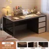 Escritorio Doble Hogar Mesa de Estudio para Estudiantes Dormitorio Escritorio Sencillo con Cajón Mesa Larga Mesa de Trabajo Mesa para Computadora