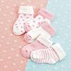 Calcetines para bebé al por mayor de fábrica otoño e invierno engrosados 0-1-3 años 6-9 meses niños y niñas bebé recién nacido calcetines de felpa