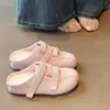 Sandalias Planas Baotou para Mujer Verano Nuevas Zapatos Birkenstock Suela Suave Mules sin Cierre Zapatos Casuales para Exteriores