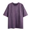 2026 Verano Nuevo Comercio Exterior Transfronterizo Camiseta de Color Sólido Simple Lisa Camiseta de Gamuza de Manga Corta Multicolores Holgada Ropa para Hombre