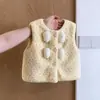 Chaleco para Niñas Estilo Invierno Chic Cárdigan para Bebé Chaleco Engrosado para Bebés Ropa de Abrigo de Princesa para Niños Chaleco Chaqueta