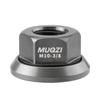 Tuerca de buje de bicicleta de montaña plegable MUQZI, tornillo de eje trasero M10, aleación de aluminio 7075