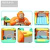 AirMyFun castelo inflável gorila inflável trampolim inflável infantil parque temático ao ar livre grande casa travessa