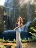 Traje de Baño de Dos Piezas con Falda Triángulo Estilo Nuevo 2026 para Mujer, Oculta el Vientre y Adelgaza, Adecuado para Vacaciones en la Playa y Baño en Aguas Termales [Disponible para Dropshipping]