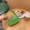 Bolsa de gelatina macaron bolsa de regalo DIY pequeña exquisita bolsa de cadena mini pequeña bolsa de jaula portátil hombro cruzado