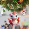 Ornamentos Pendentes de Natal de Dragão Bebê de Desenho Animado de Acrílico Fofo Transfronteiriços Decoração de Carro Boneca Presente Presente Personalizado