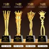 Trofeo de Cristal de Resina Nuevo 2025 Medalla Hecha a Medida Atmosférico de Gama Alta Creativo Campeón de Concurso de Canto Niños