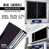 Película aislante de protección solar electrostática para ventanas, parasol, película de vidrio antimiradas, para el hogar, sala de estar, balcón, película solar de sombreado espesado