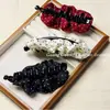 Pinza Banana Plegada de Lunares Retro Simple Versátil con un Toque de Alta Gama para Cola de Caballo, Añade Volumen a la Parte Posterior de la Cabeza, Pinza de Cabello Horizontal Accesorio para el Cabello
