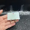 Pendientes Geométricos de Estilo Casual para Mujer Diseño Original Galvanizado Ecológico Aguja de Plata S925 Tienda Compra al por Mayor Accesorios