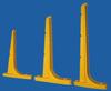 Suporte de Cabo de Fibra de Vidro Parafuso Braço Oscilante Material Composto de Alta Resistência Estrutura de Suporte Suporte de Cabo de Fibra de Vidro Modular
