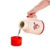 Tetera Termo de Vidrio Aislado para Uso Doméstico, Botella de Agua Termo Portátil de Alto Valor, Regalo para Evento de Joyería y Textiles para el Hogar