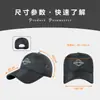 Gorra de Béisbol Repelente al Agua de Secado Rápido con Visera para Hombres, Transpirable Perforada Elegante de Corona Suave Protección Solar Gorra Parasol para Mujeres