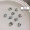 Brilhante K9 Base Aberta Ovo de Pombo Empilhado Joias de Diamante para Nail Art Joias de Luxo Acessível Loja Boutique Acabamento Manual Decoração de Unhas com Diamantes Empilhados