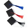 En Stock Fieltro Mini Sombrero de Doctor Temporada de Graduación de Jardín de Infancia Accesorios de Fotografía Decoración de Flores Sombrero de Graduado Sombrero de Muñeca